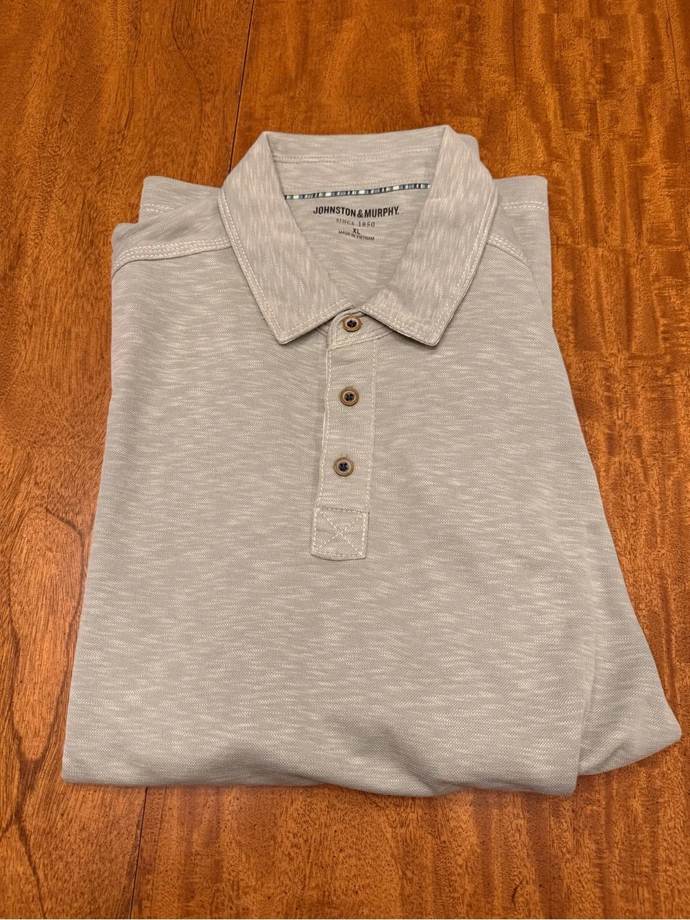 JOHNSTON & MURPHY men’s Vintage Slub Polo